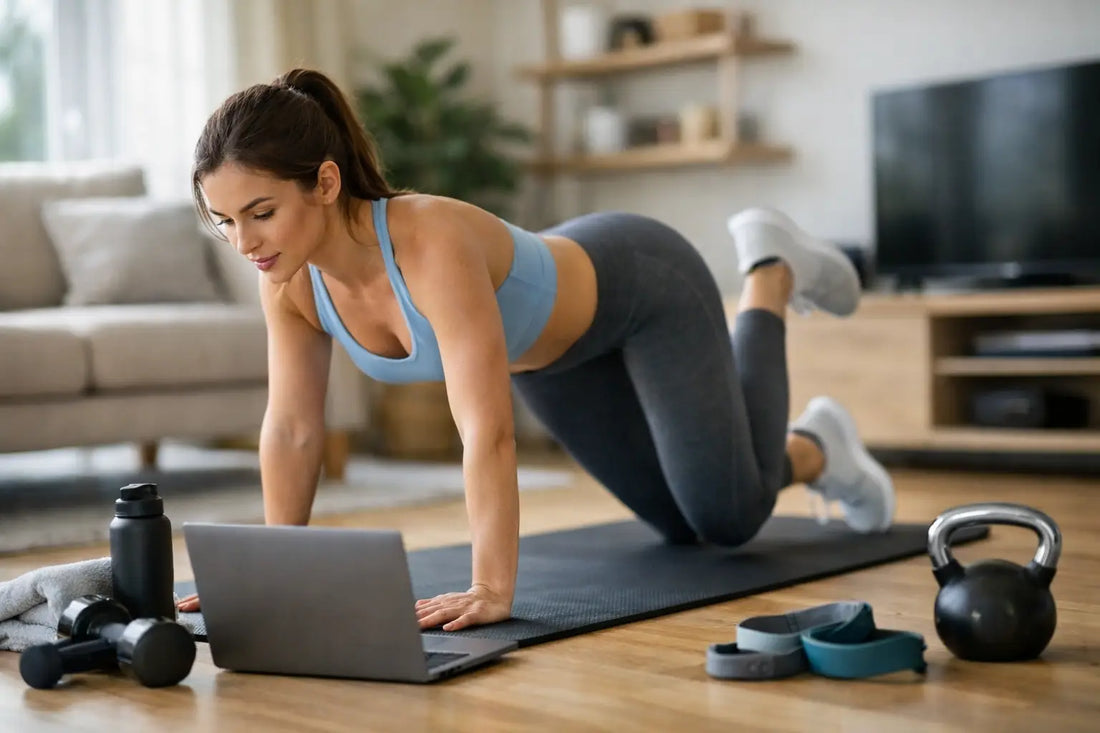 At Home Workout Schedule That Actually Sticks