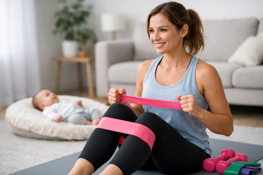 Postpartum Resistance Band Exercises That Work