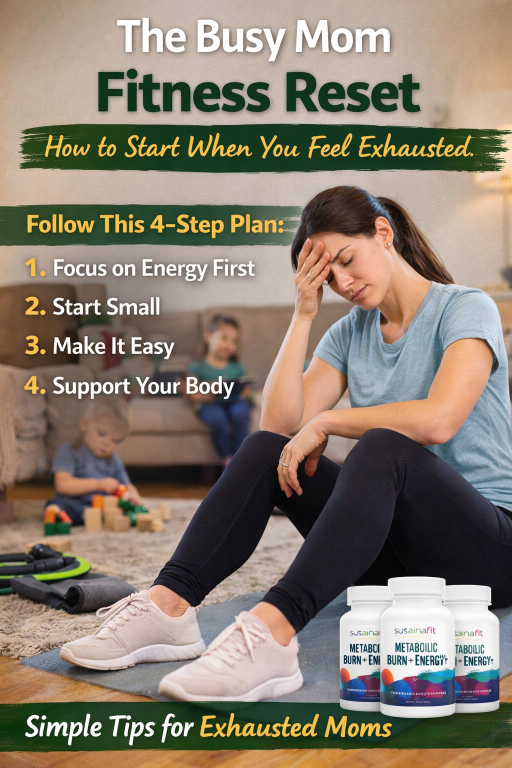 The Busy Mom Fitness Reset: How to Start When You Feel Exhausted