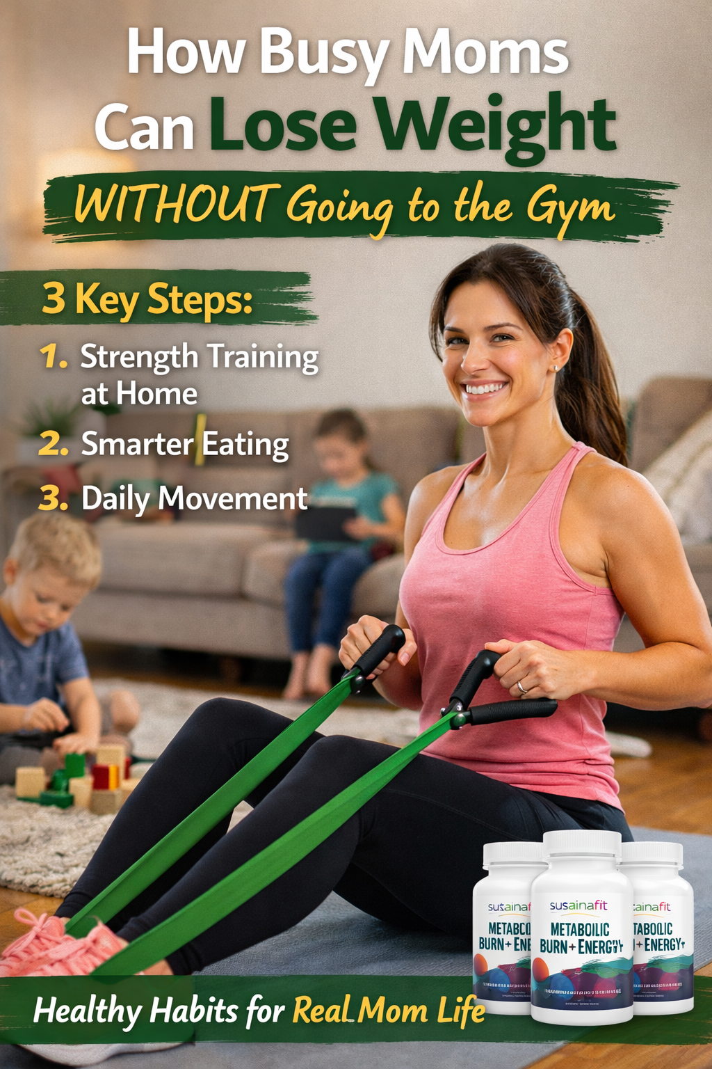 How Busy Moms Can Lose Weight Without Going to the Gym