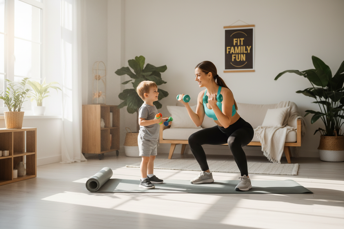 How to Work Out When Your Kids Won’t Sit Still