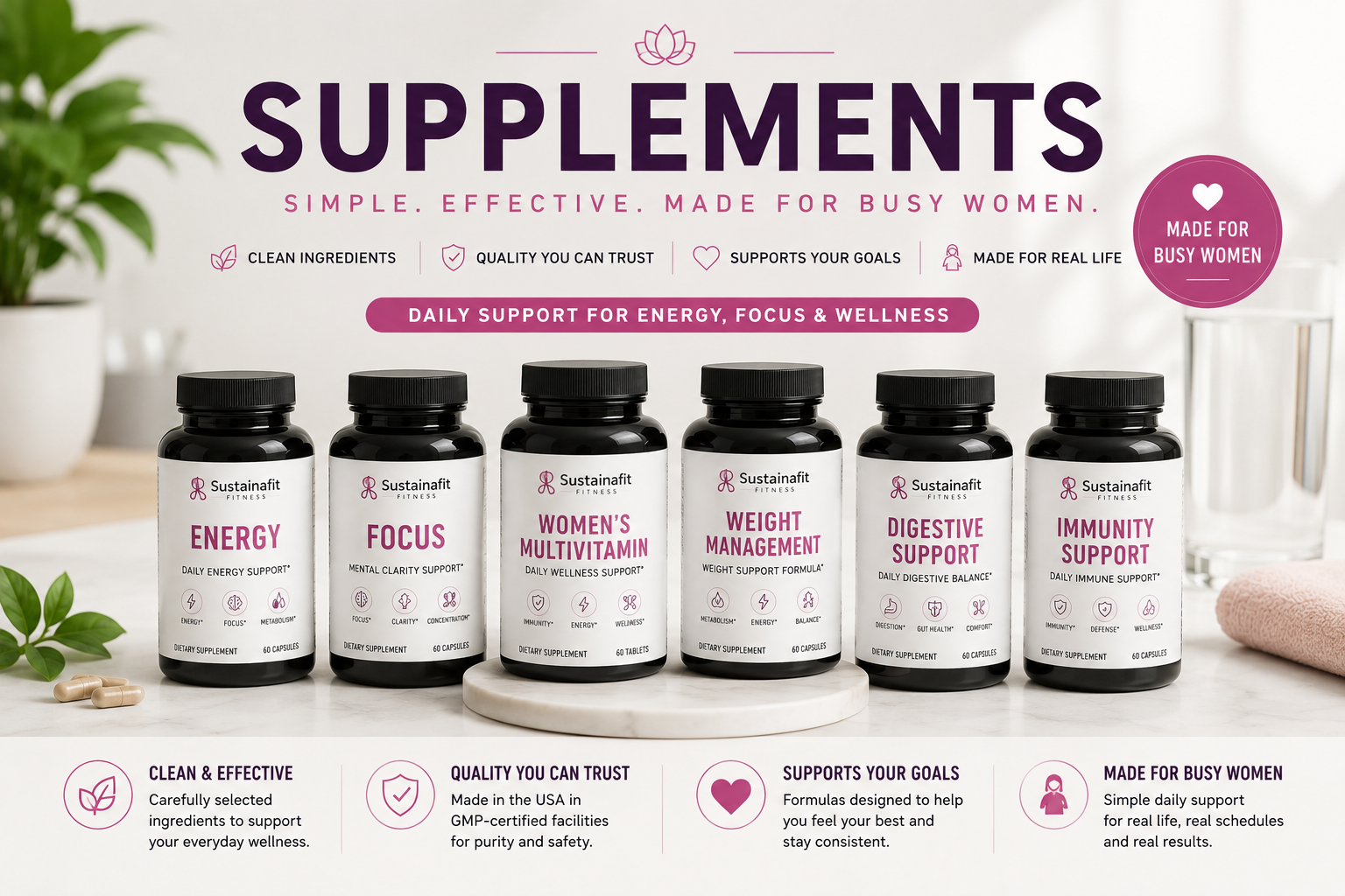 Supplements SustainaFit LLC