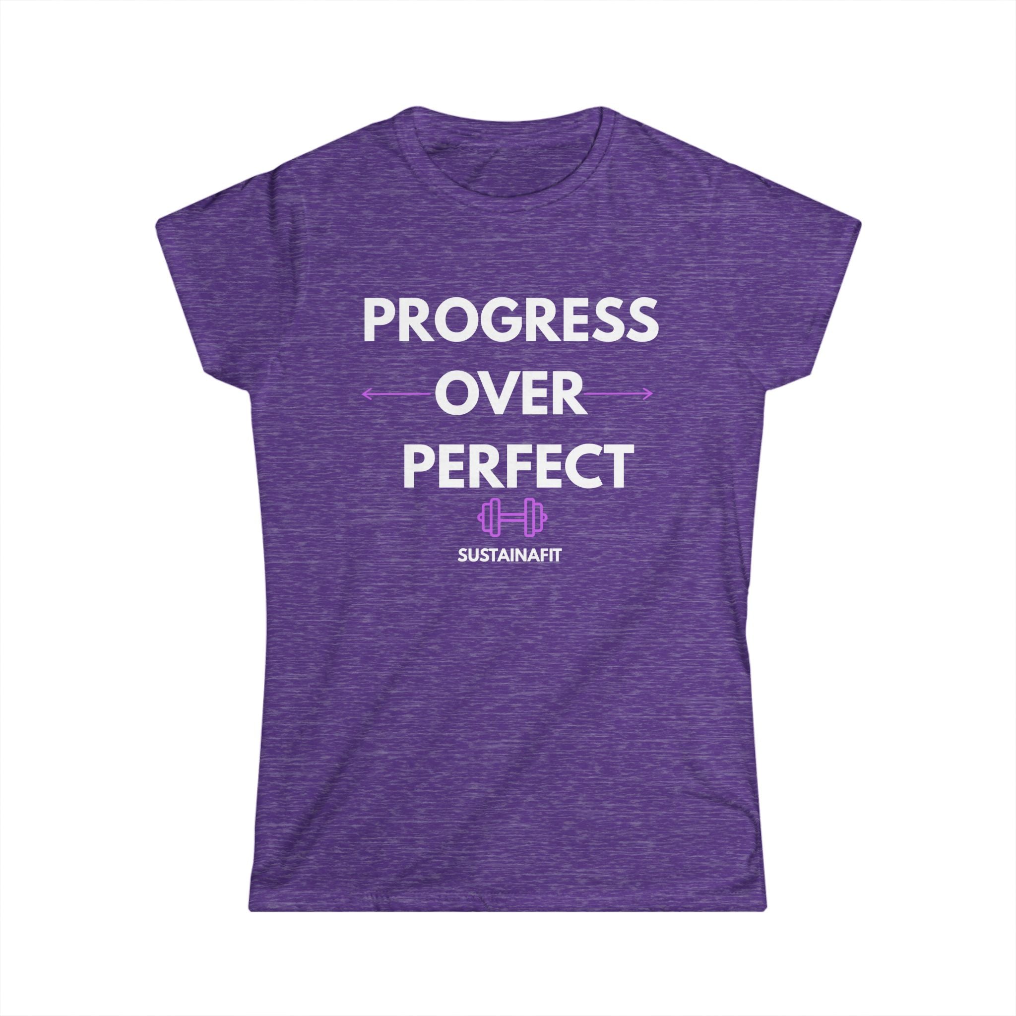 Progress Over Perfect Women's Fitness Tee by Printify