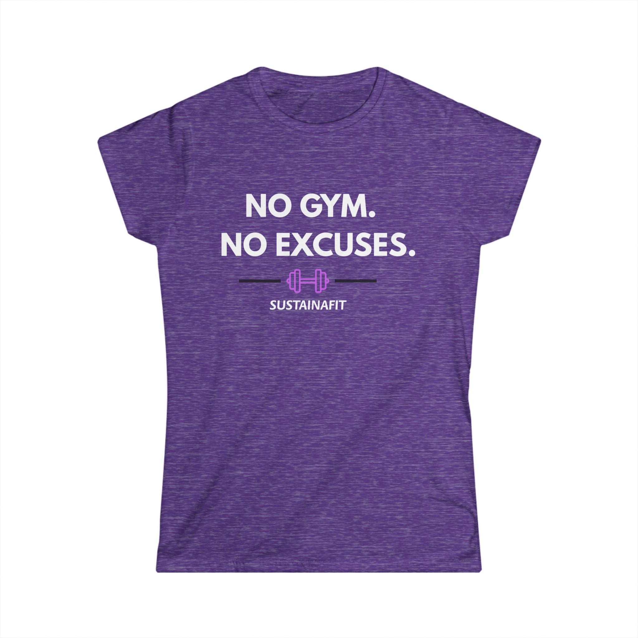 No Gym No Excuses Women's Tee by Printify