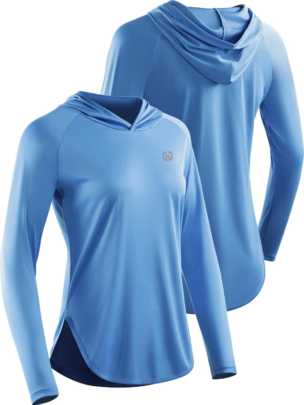 Women's Sun Protection Athletic Running Shirts with Hoods