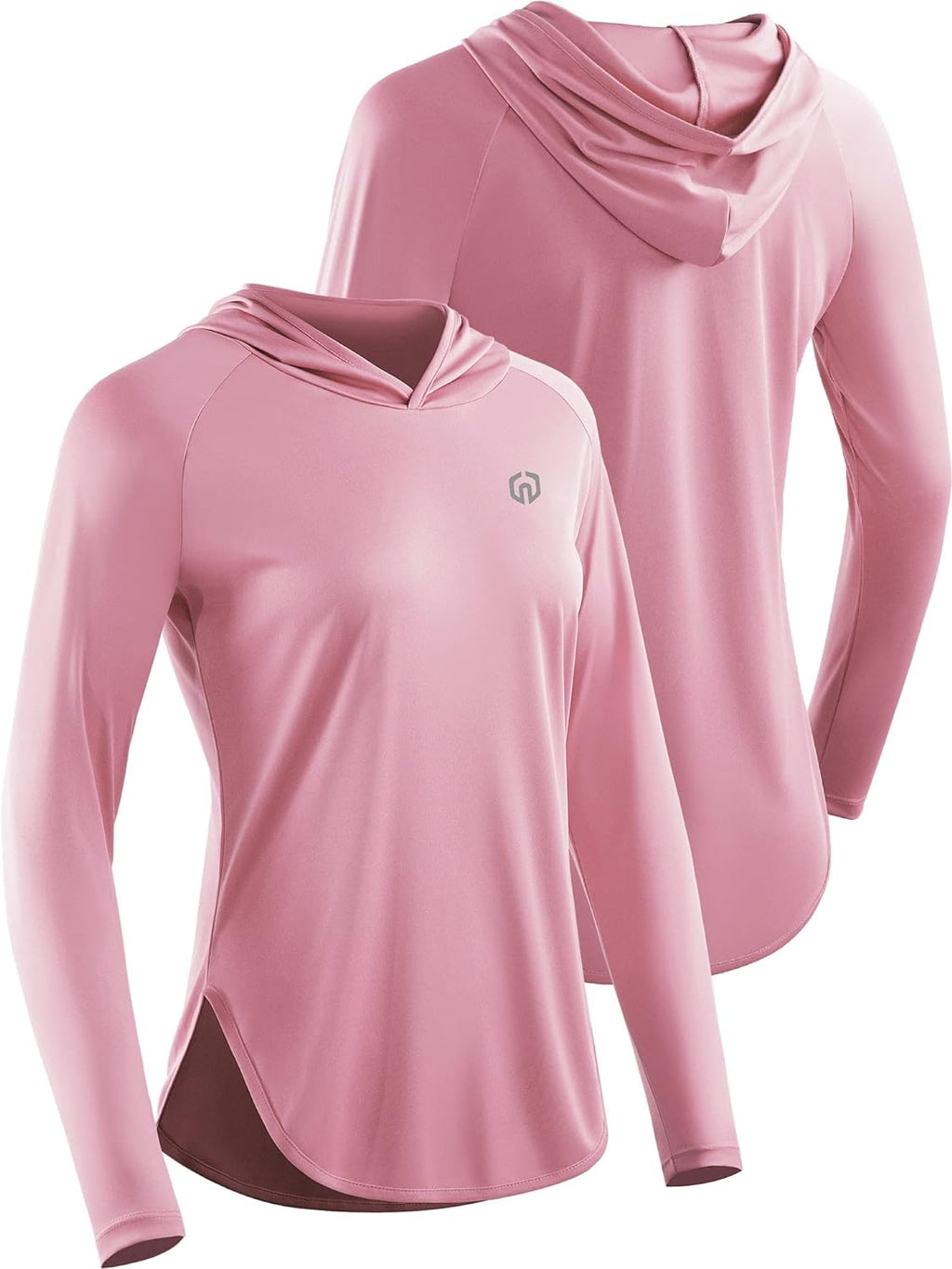 Women's Sun Protection Athletic Running Shirts with Hoods