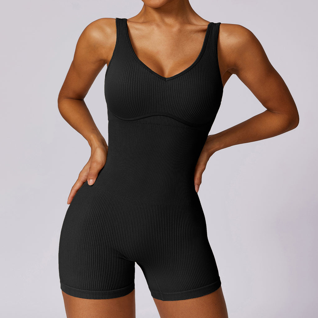 Fashion Sports Tight Fitness One-Piece for Women – Seamless Active Jumpsuit