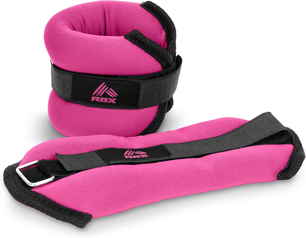 Adjustable Ankle and Wrist Weights for Men and Women - Velcro Straps for Jogging, Walking, Resistance Training, and Physical Therapy (Set of 2) - Soft Touch Material