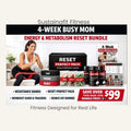 4-Week Busy Mom Reset Bundle - Energy, Workouts & Weight Loss Support by SustainaFit LLC