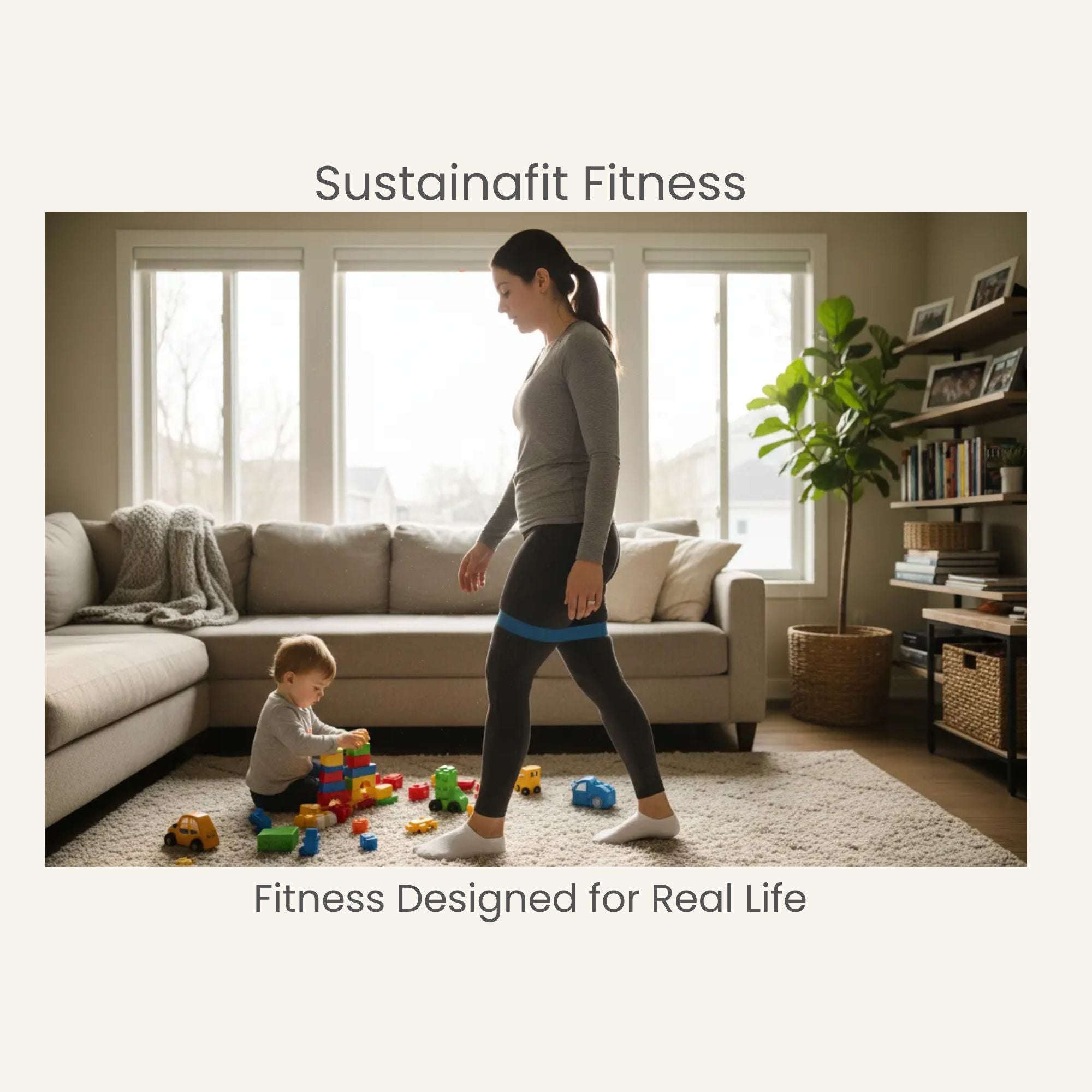 Resistance Loop Bands for Glutes & Legs by SustainaFit