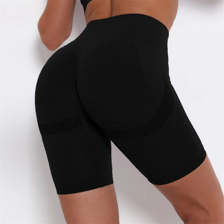 Fitness Mid-Thigh Pants for Women – High-Waisted Compression Biker Shorts