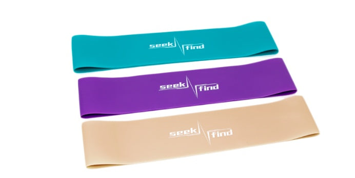 Resistance Bands Set or Singles – Glute, Yoga & Pilates Exercise Bands for Home Gym Fitness