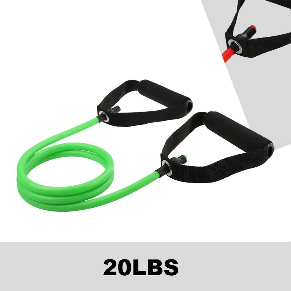 FlexTone™ – Elastic Resistance Bands for Full-Body Training (10-30LB)