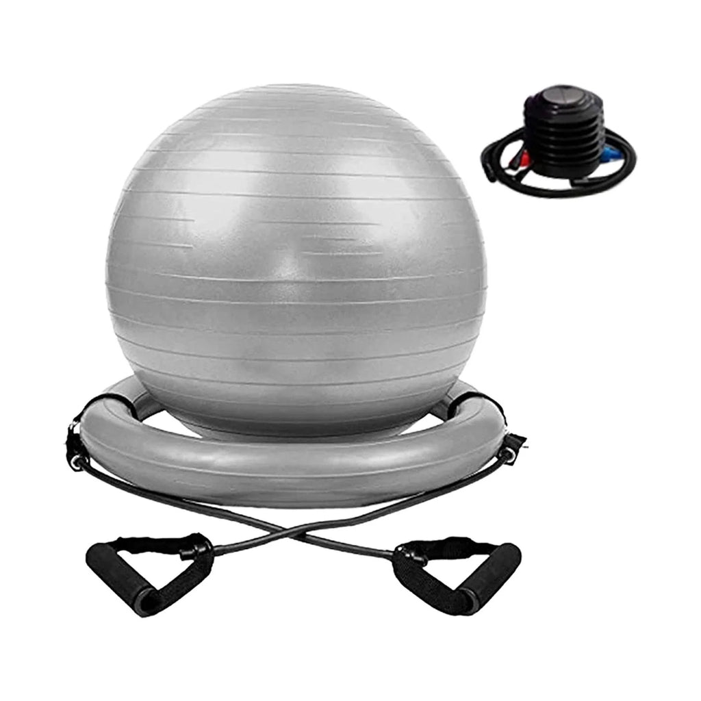 Yoga Ball Chair Kit PVC Heavy Duty Universal with Pump with Inflatable Base