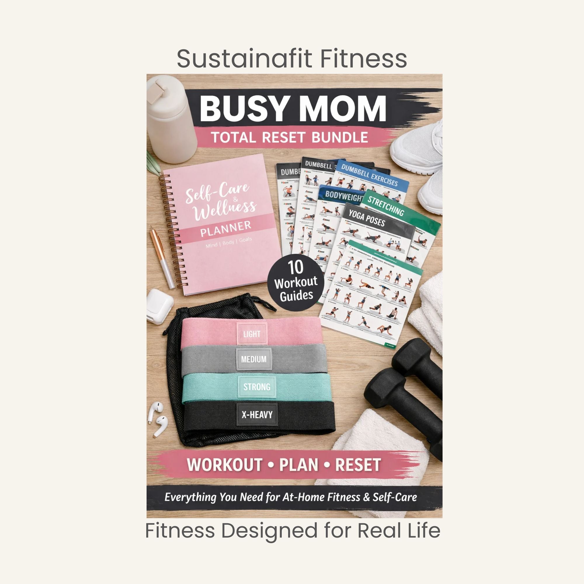 SustainaFit Home Workout Reset and Rebuild Kit