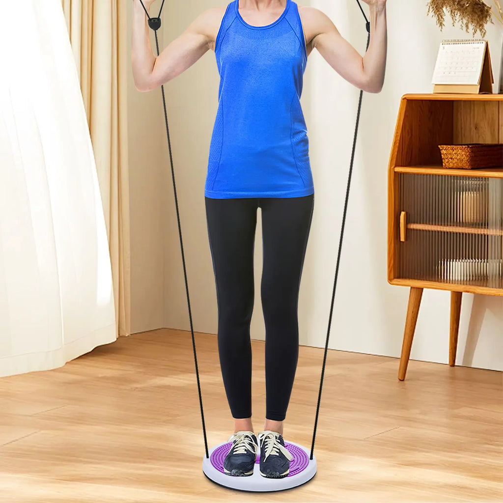 TwistEase - Waist Twisting Board with Resistance Bands