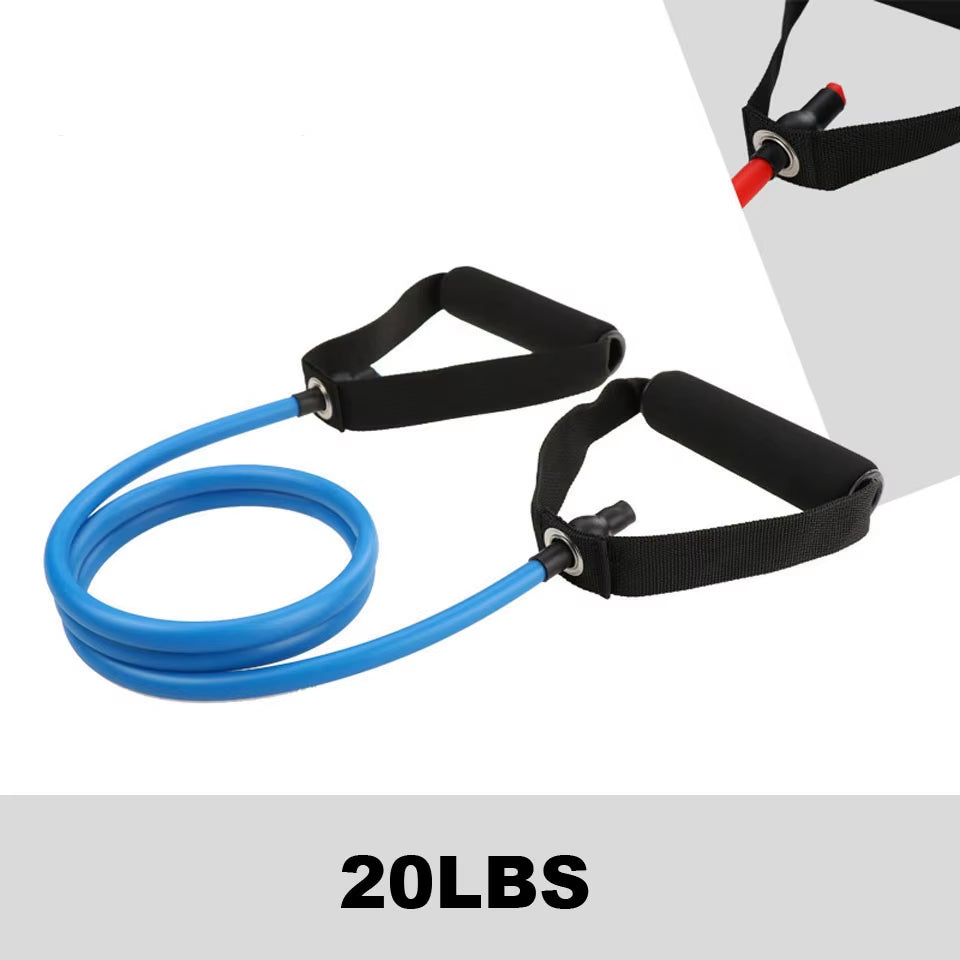 FlexTone™ – Elastic Resistance Bands for Full-Body Training (10-30LB)