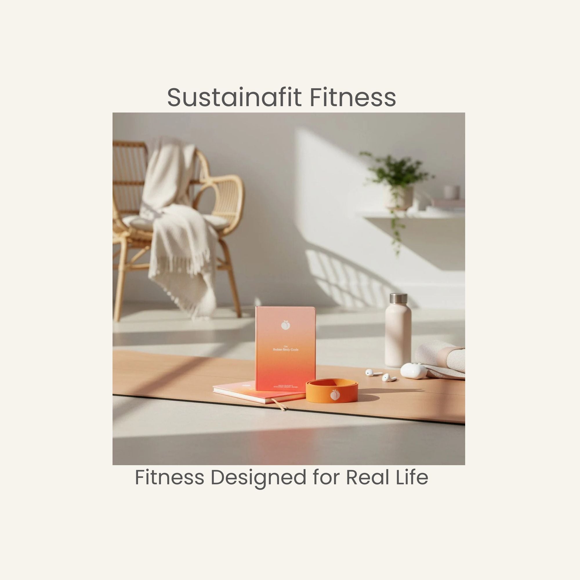 Busy Mom Fitness Journal and Resistance Band