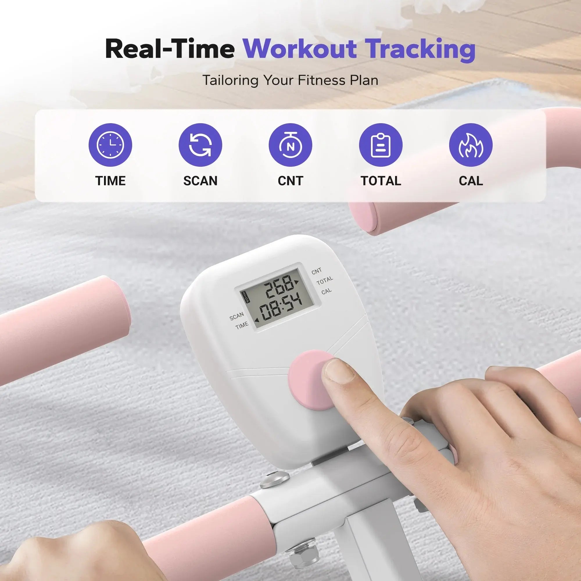 Adjustable Squat Trainer with Triple Resistance Bands for Total Lower Body Strength
