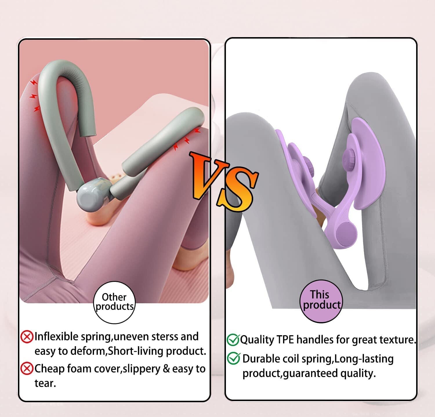 Thigh Exerciser for Woman,Leg Machine,Inner Thigh Toner,Hip Triner