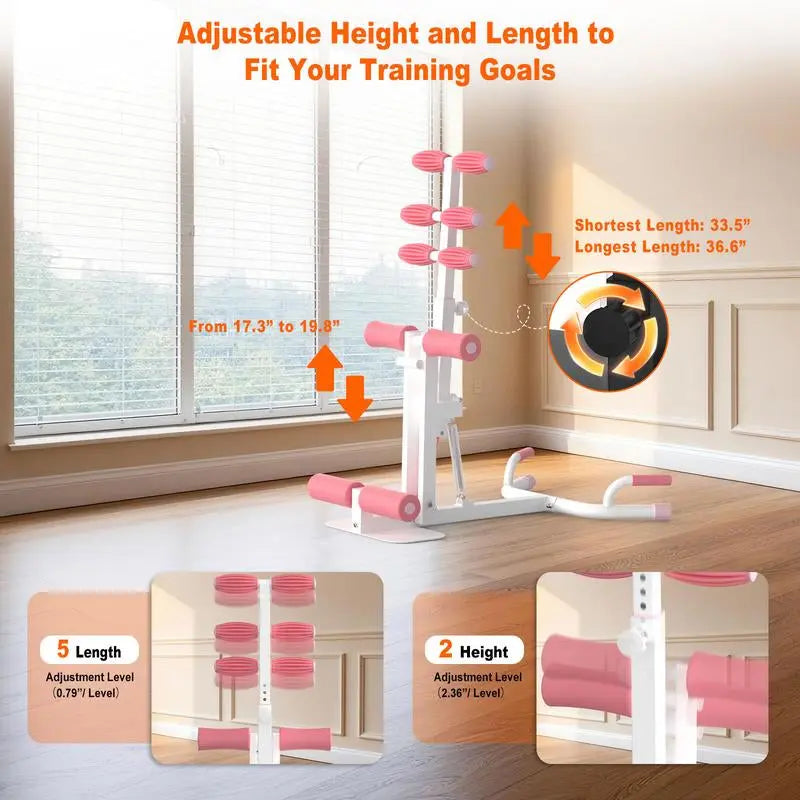 HOTWAVE Deep Squat Machine with Adjustable Resistance Bands for Glutes Leg Core & Ab Exercises Ideal for Home Gyms