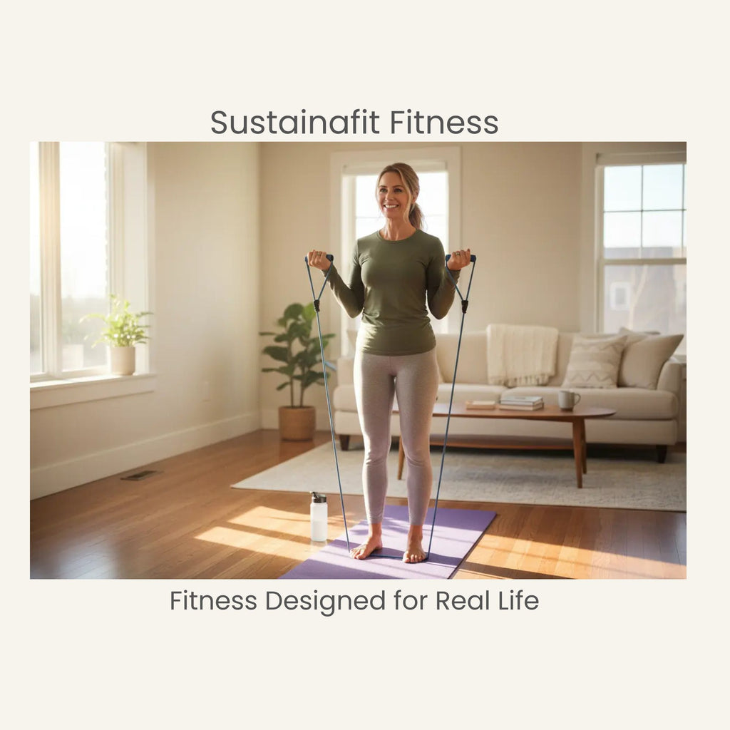 FlexTone Resistance Bands – Full Body Workout Set by SustainaFit