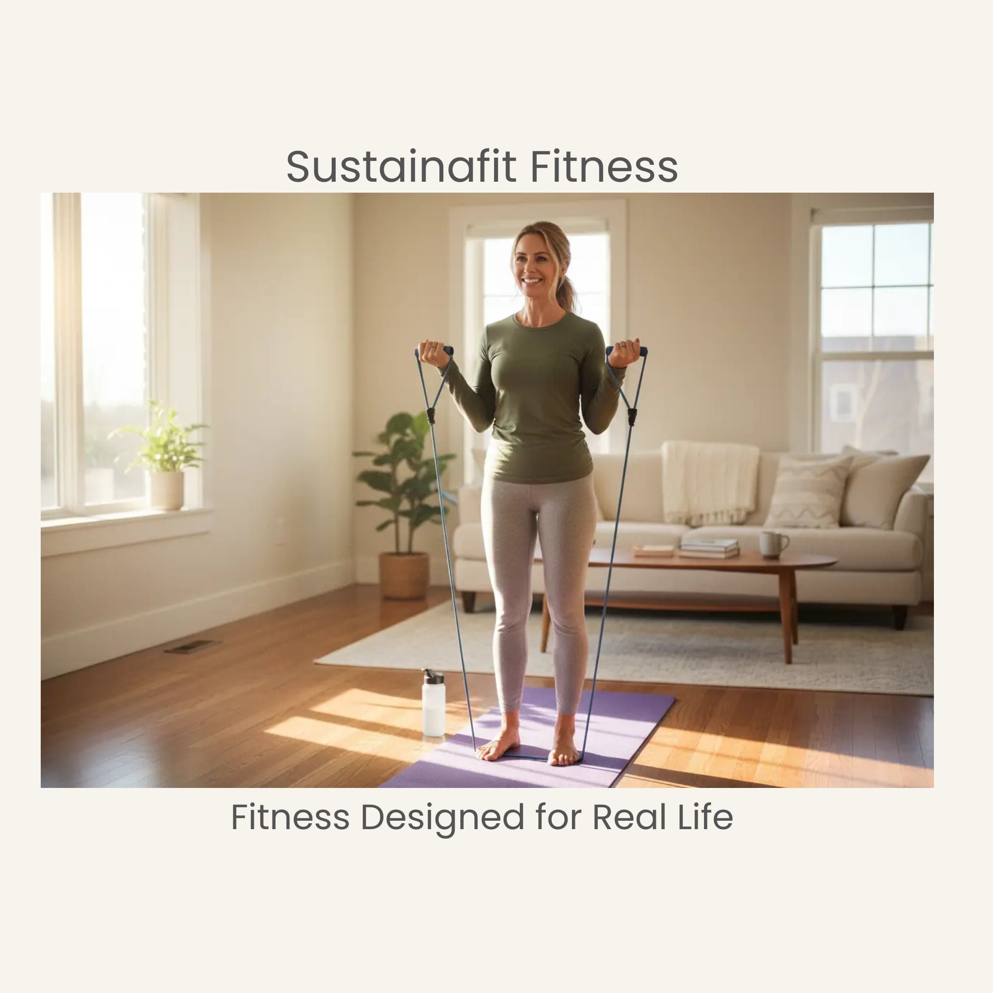 FlexTone Resistance Bands – Full Body Workout Set by SustainaFit
