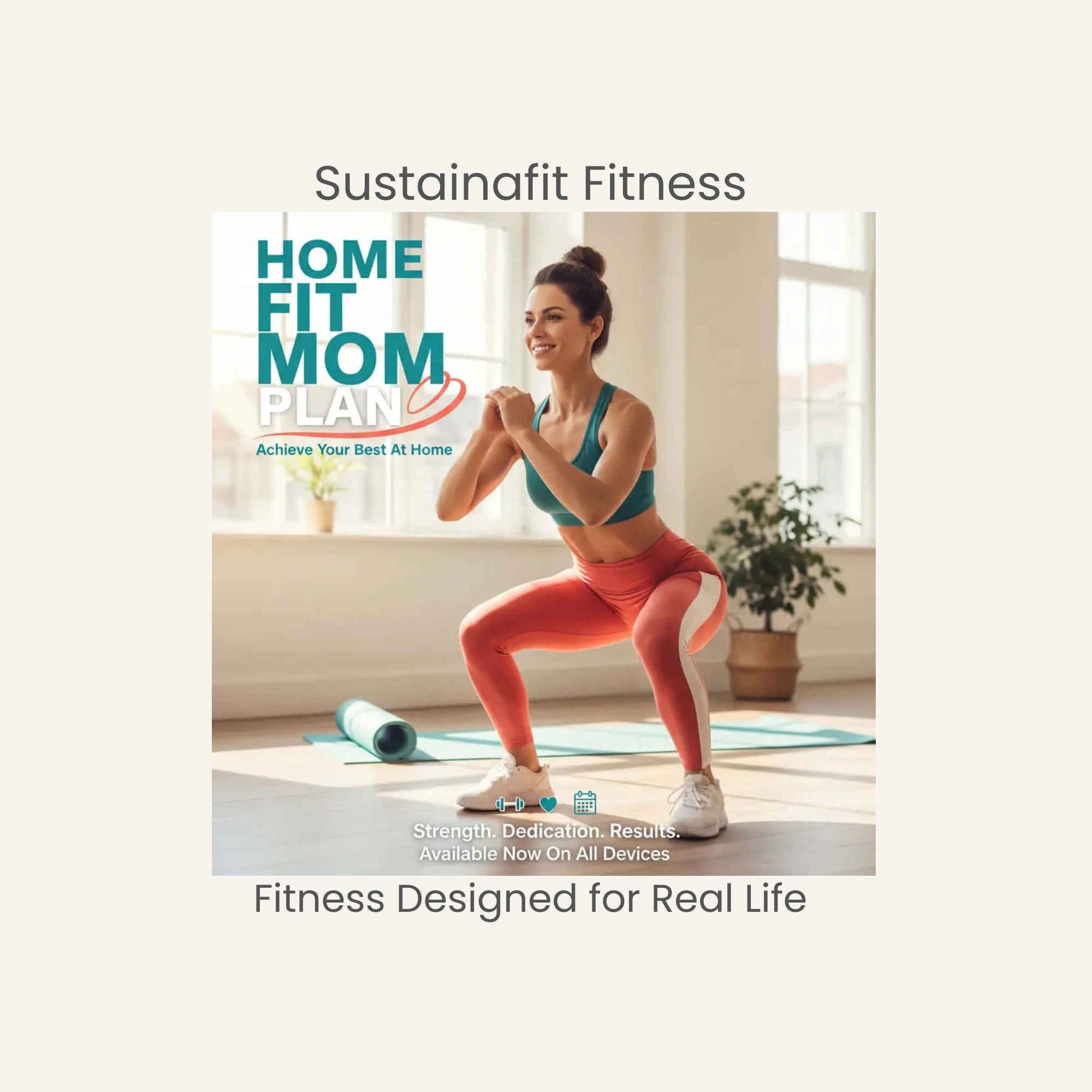 Home Fit Mom Plan by SustainaFit Fitness