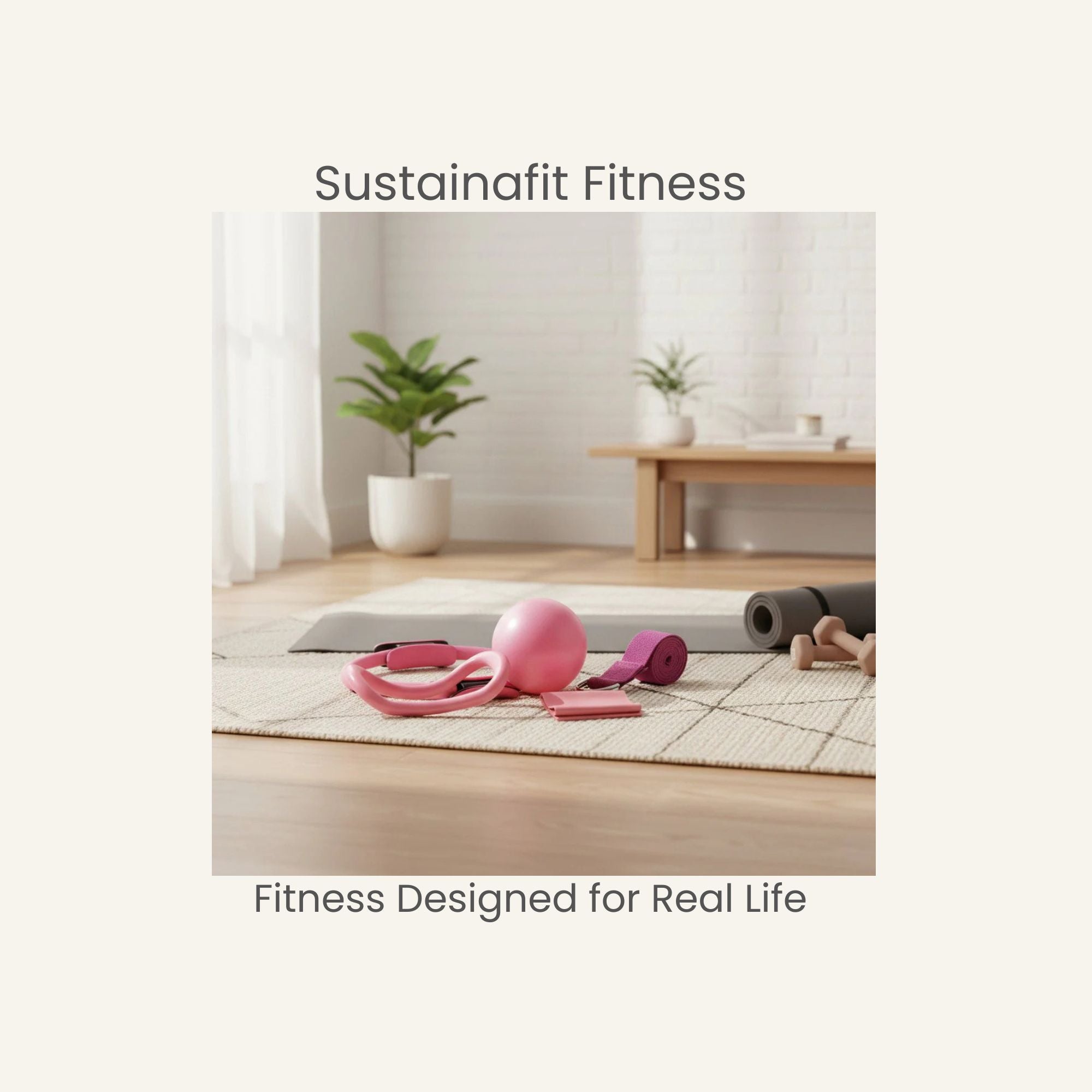 6-Piece Pilates Ring & Yoga Fitness Set