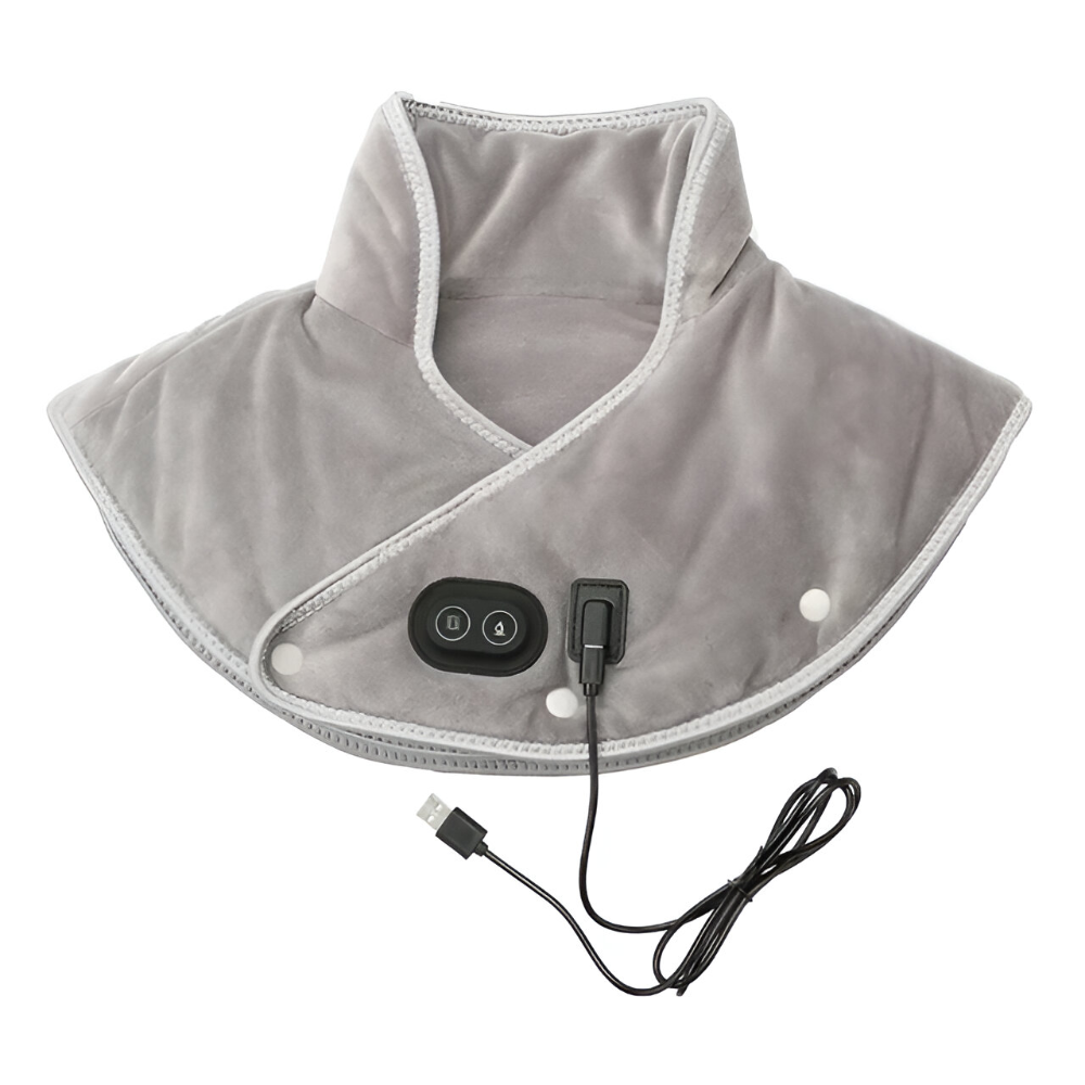 ThermaRelief™ Heated Neck & Shoulder Wrap – Soothe Tension, Melt Stress Away
