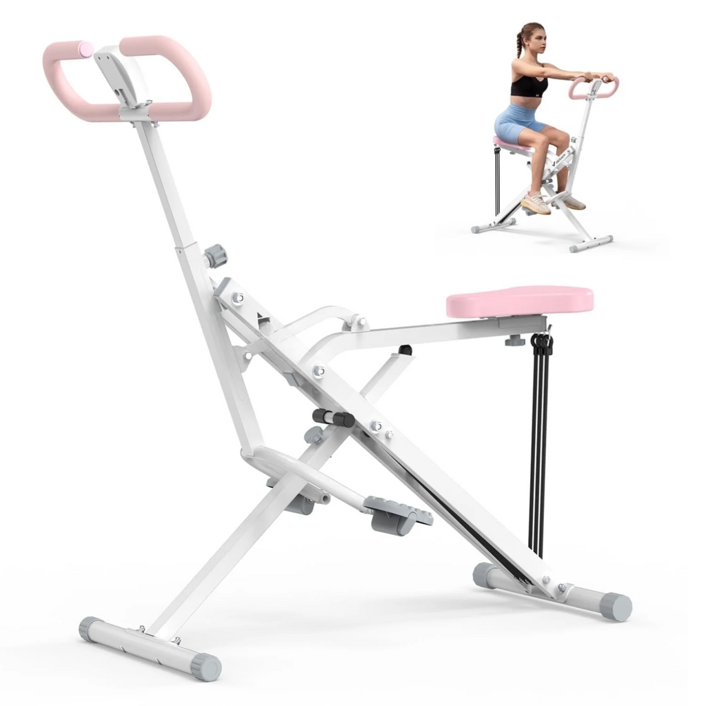 Adjustable Squat Trainer with Triple Resistance Bands for Total Lower Body Strength