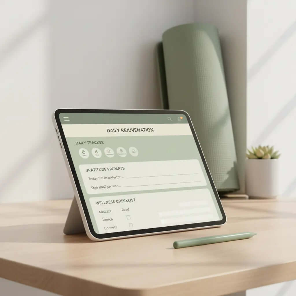 Self-Care Wellness Planner Product Image