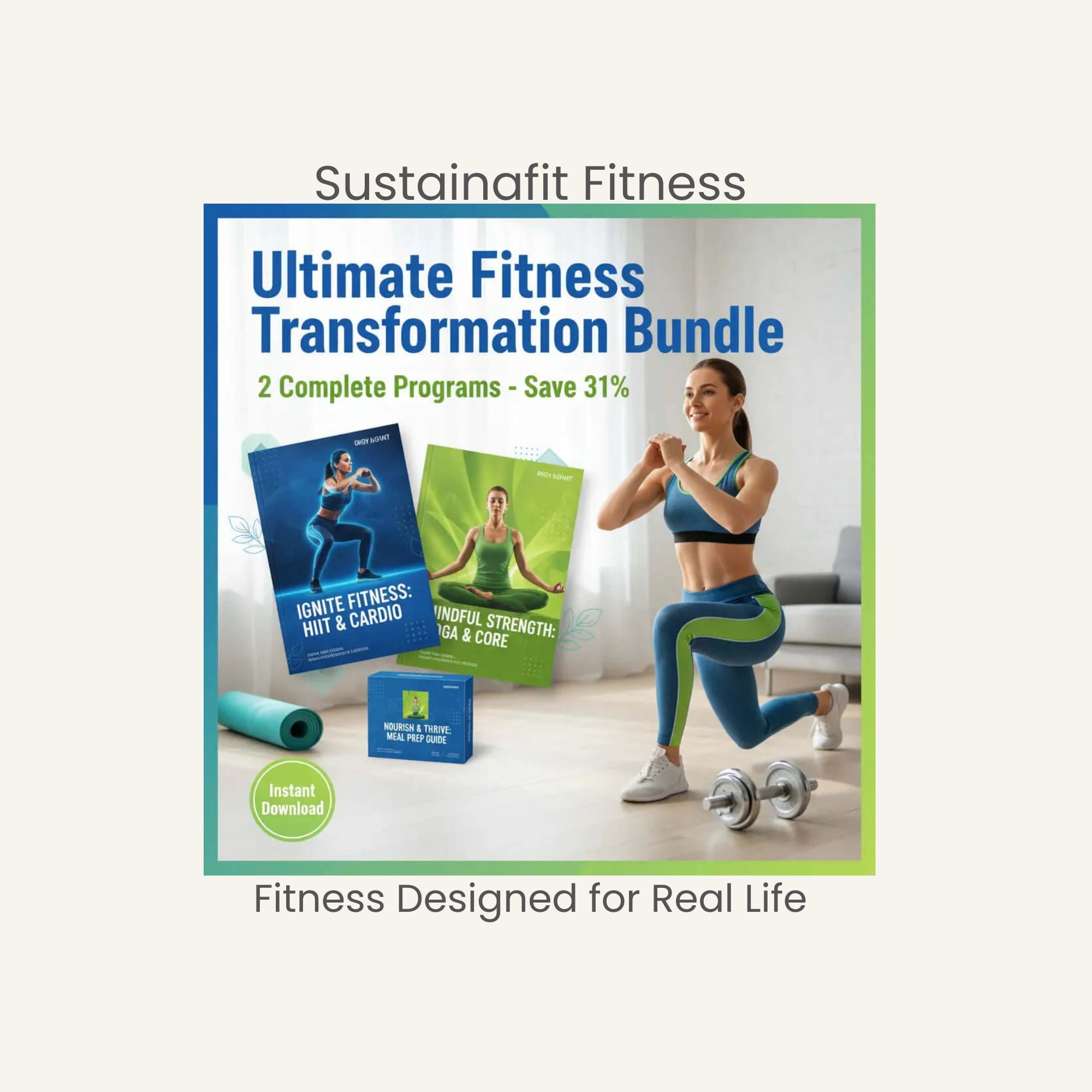 Ultimate Fitness Transformation Guides by SustainaFit Fitness