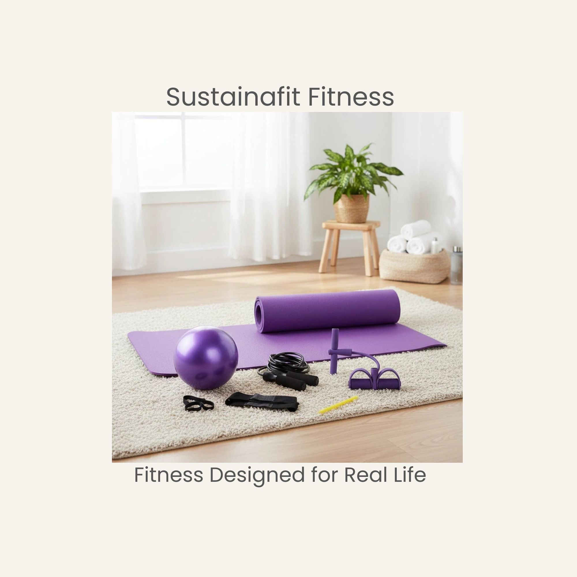Yoga Fitness Set (5 pieces) by SustainaFit