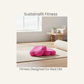 Yoga Knee Cushion Pads (2-Pack) for Comfort & Support by SustainaFit