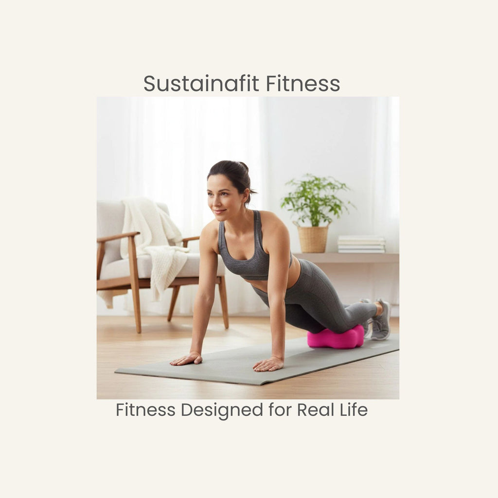 Yoga Knee Cushion Pads (2-Pack) for Comfort & Support by SustainaFit